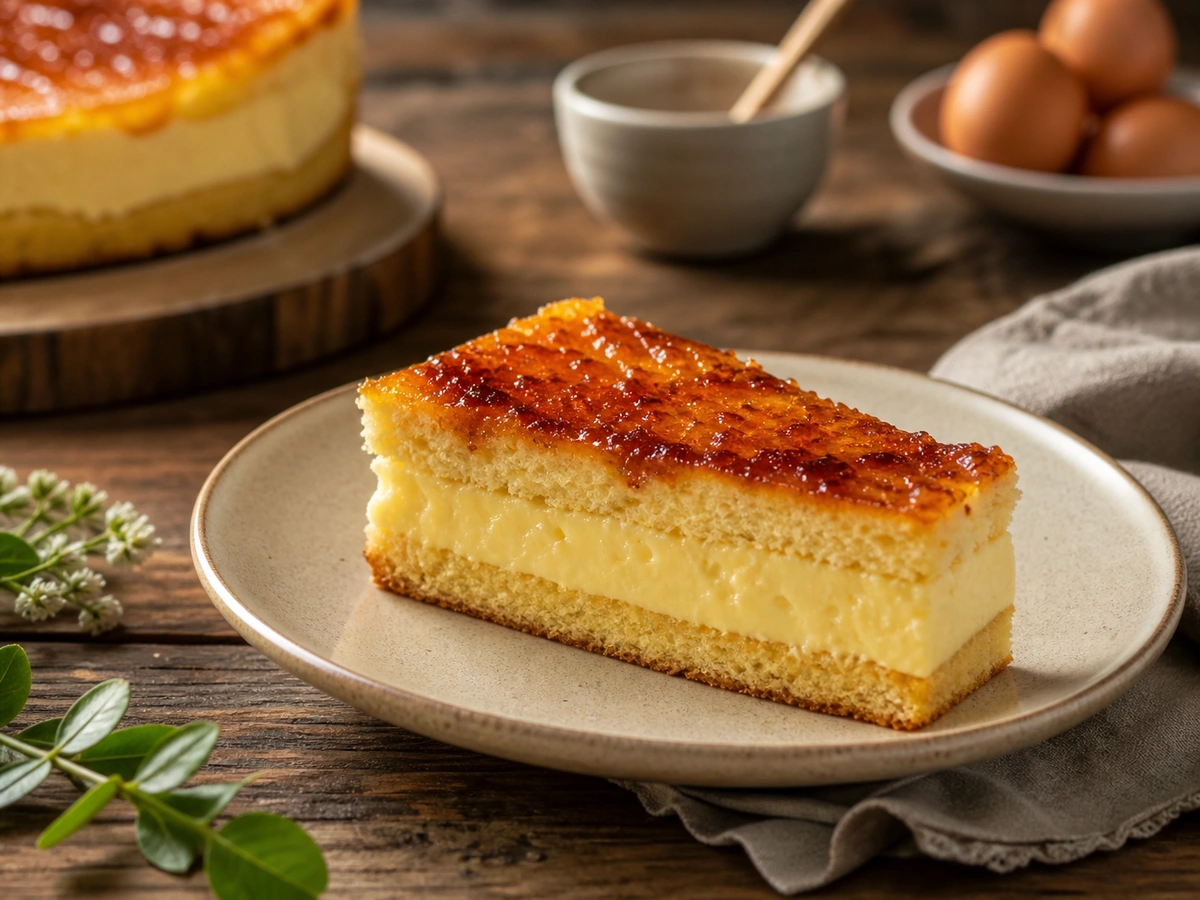 Fotografía ilustrativa de Tarta de crema catalana
