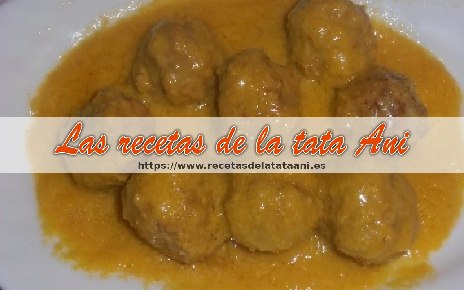 Albóndigas con salsa de almendras