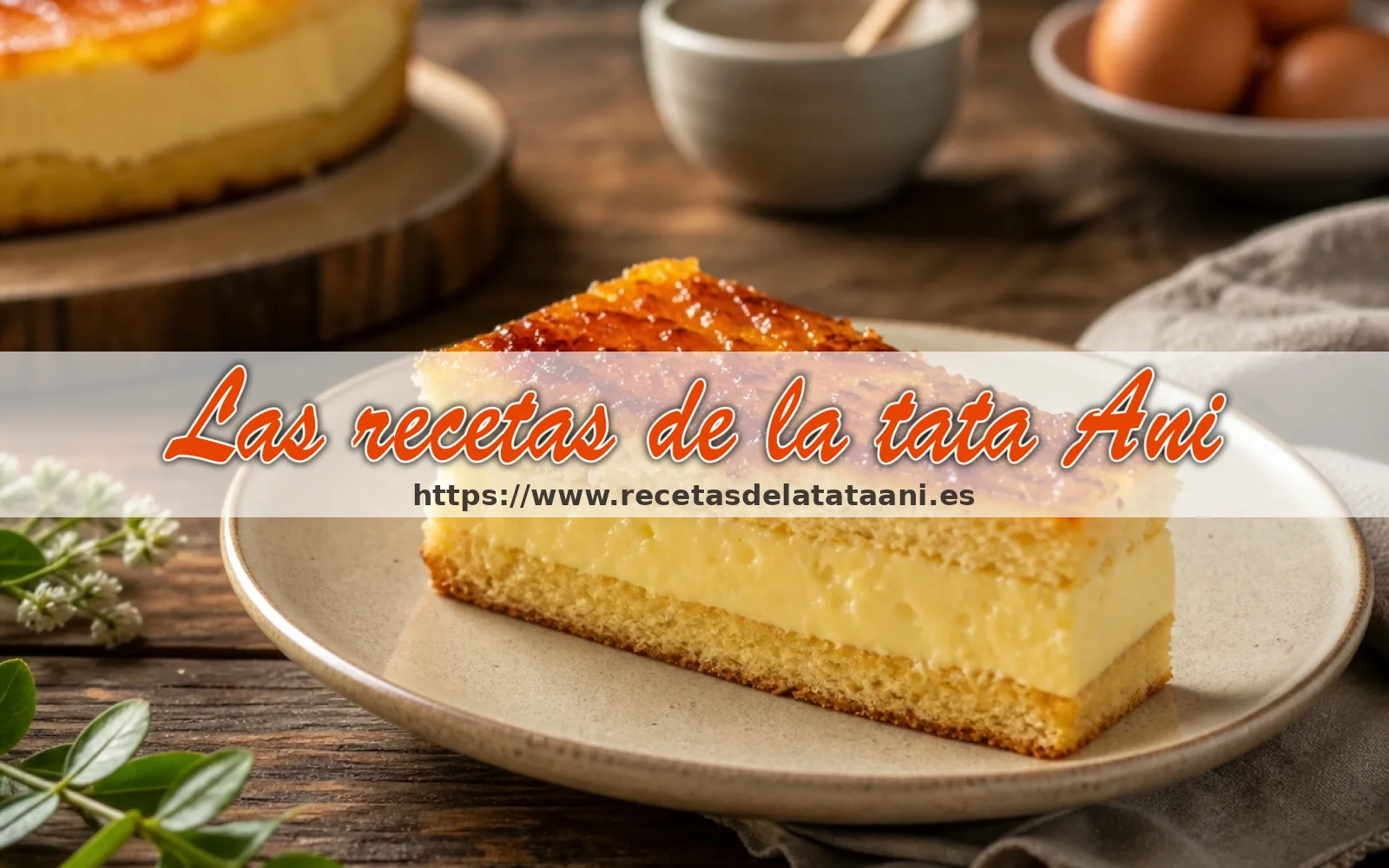 Tarta de crema catalana