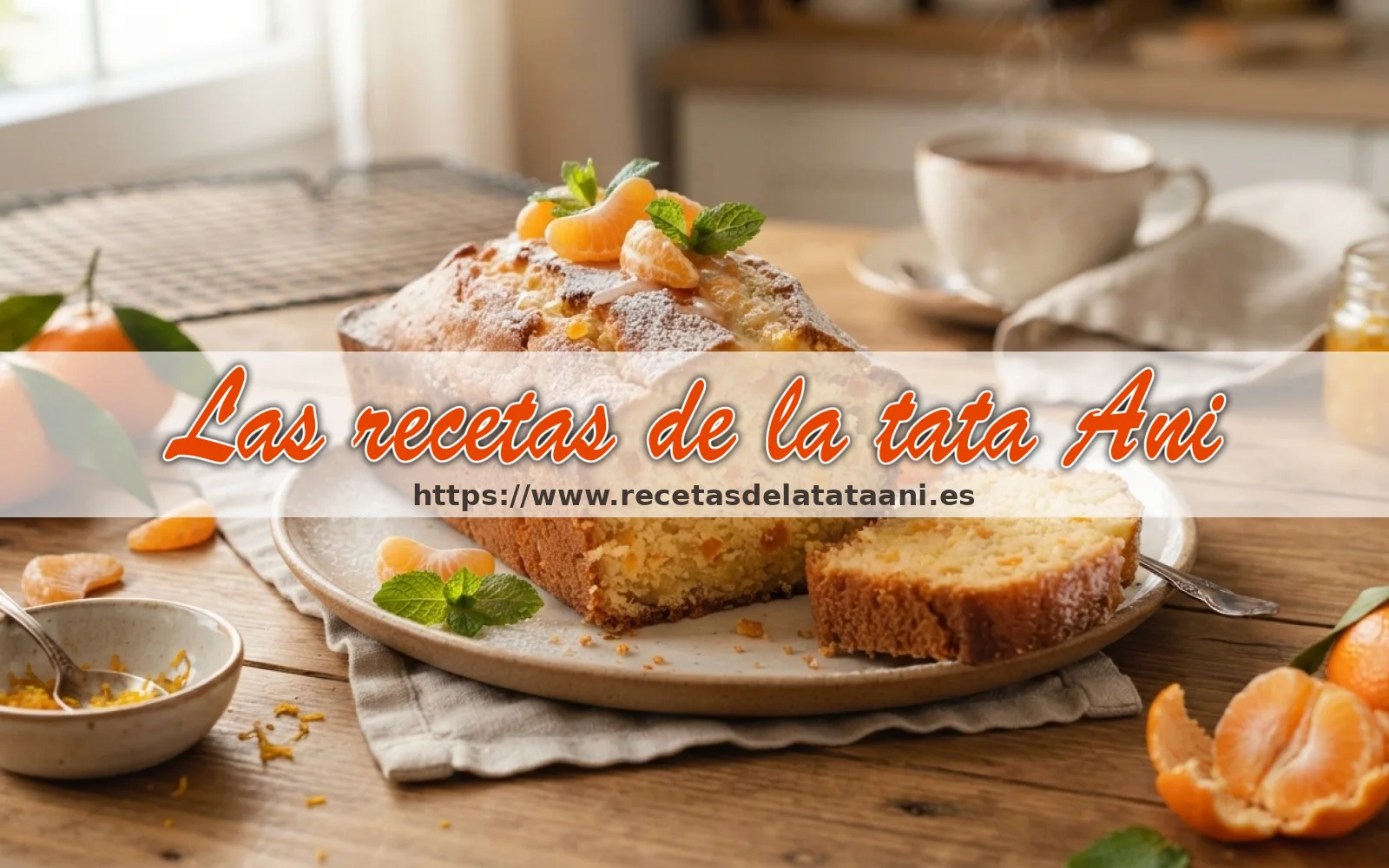 Bizcocho de mandarina (IA)